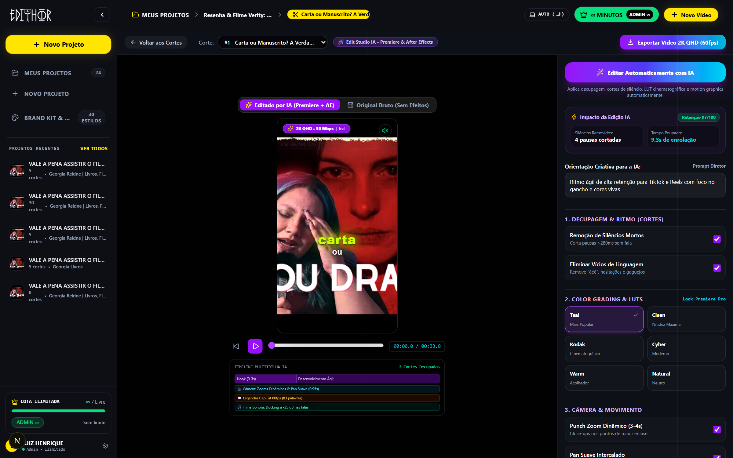 Estúdio de Edição Inteligente